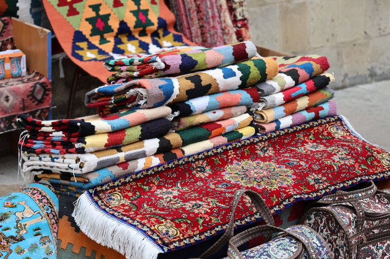 Hand-woven rugs, assorted sizes